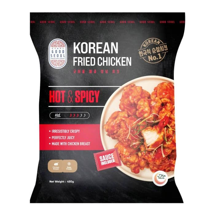 Korean Fried Chicken Hot & Spicy 450g