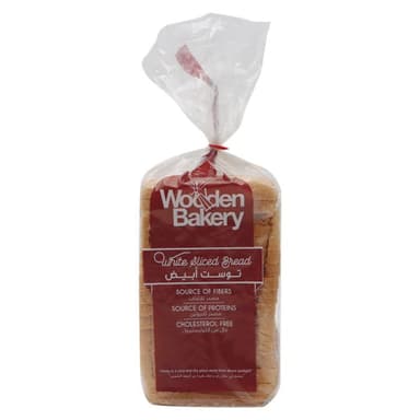 Wooden Bakery White Sliced Bread 400g